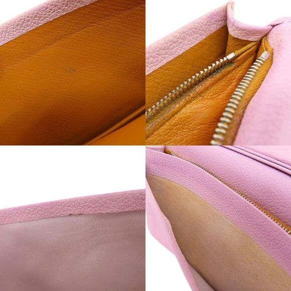 Bulgari Pink Leather Wallet (Pre-Owned) - Picture 7 of 11